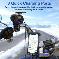 LEHKG master switch controls all ports to conserve battery power.