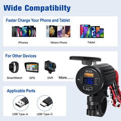 LEHKG weather-ready design supports charging in varied riding conditions.