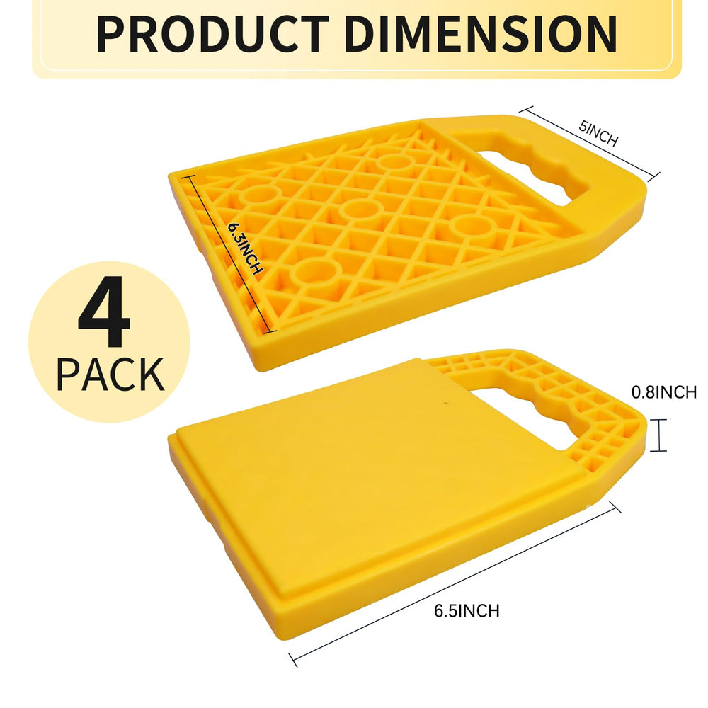 LEIDGG jack pads with easy grip handle offering fast placement