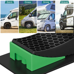 LEIDGG quick-use leveling blocks simplify campsite setup.