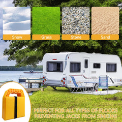LEIDGG rv jack pads ready for campsite stability