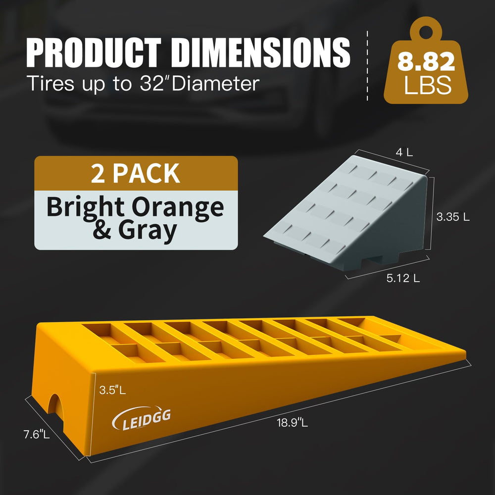 LEIDGG RV leveling blocks 3in adjustable height help level on uneven ground