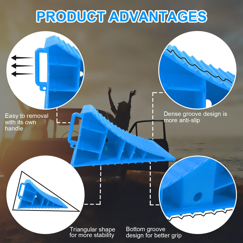 LEIDGG bright color improves visibility during setup and removal.
