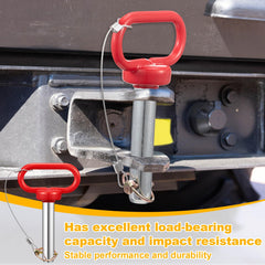 LEIFIDE 6-inch wire rope keeps the pin handy during coupling