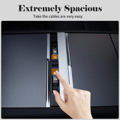 Leikaendi USB-C 27W and USB-A 18W ports power devices.