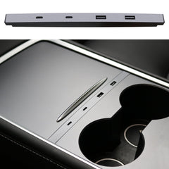 Leikaendi Tesla center console integrates seamlessly for a clean cabin look.