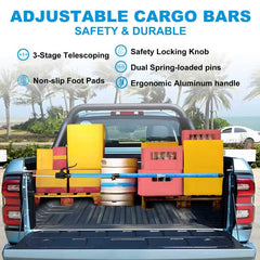 Leikius divider-and-bar multi-use demonstrates load separation and organization in one system.