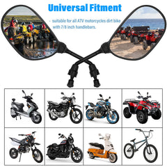 LEIMO KPARTS high-quality glass lens offers non-distorted reflections