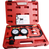LEIMO KPARTS cylinder leak-down tester with dual gauge for engine diagnostics