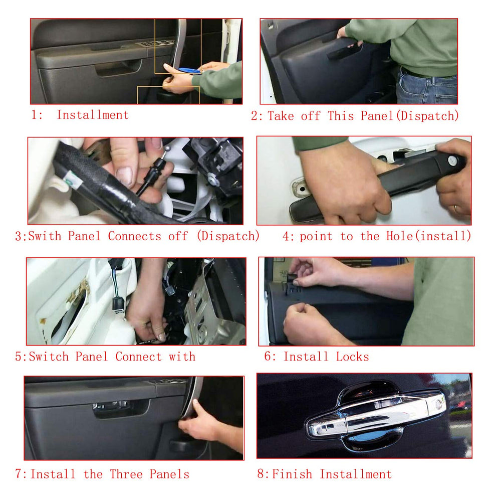 LEIMO KPARTS chrome door handle replacement boosts exterior aesthetics