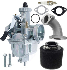 LEIMO KPARTS VM22 carburetor close-up, robust build for throttle reliability.
