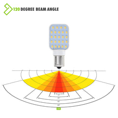 Leisure LED 10-24V operation, robust RV bulb for fluctuating power.
