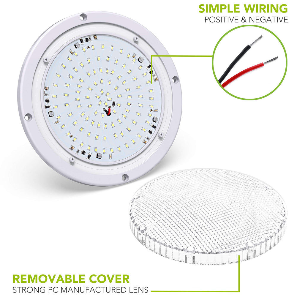 Leisure LED 1000-lumen exterior light with vivid illumination