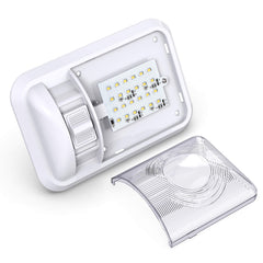Leisure LED 5-pack wiring inspection demonstrates reliable DIY setup.