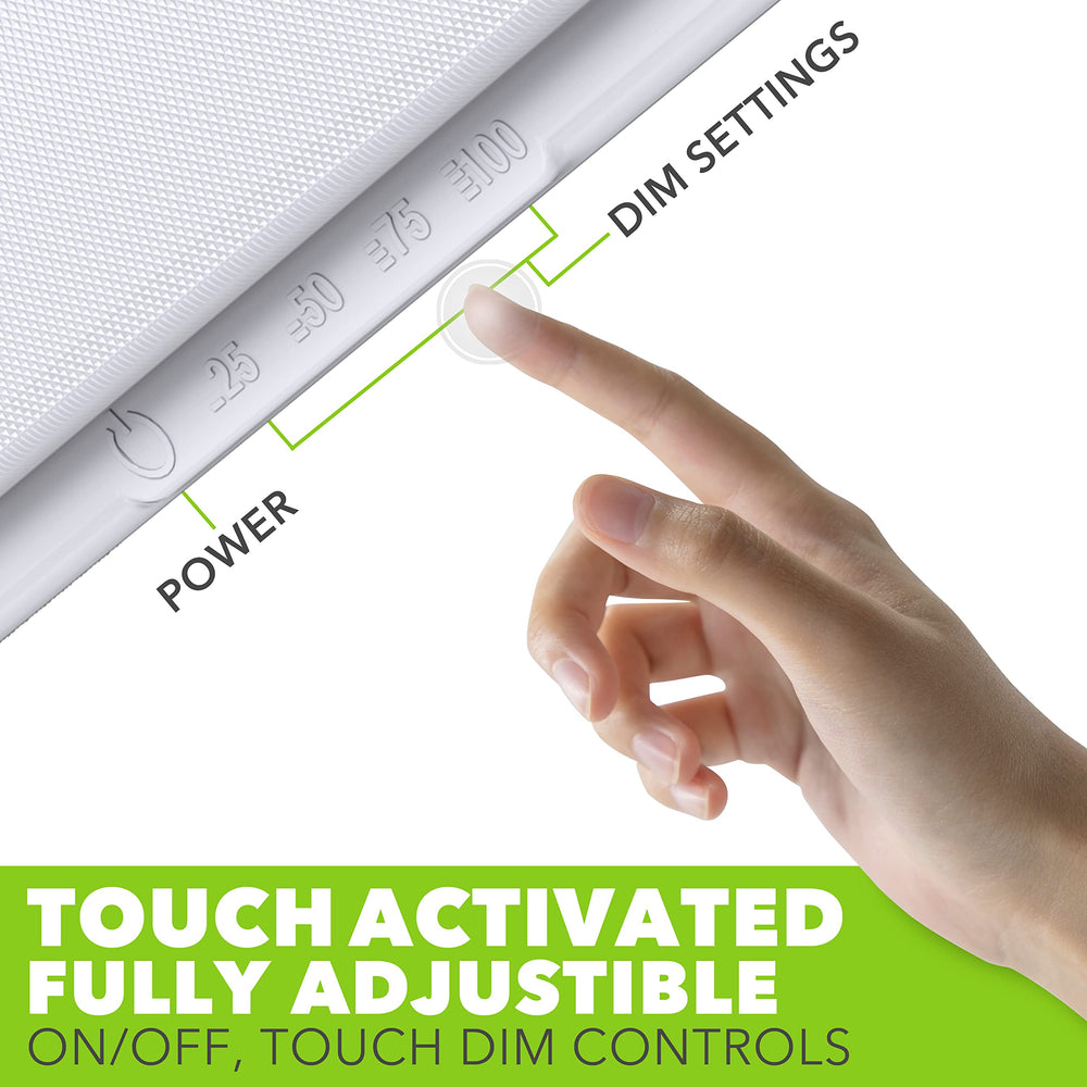 Leisure LED double-dome light design ensures even room illumination.