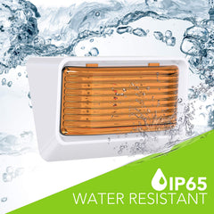 Leisure LED porch light 60,000 hour life for long-lasting use.