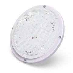 Leisure LED RV light 1000-lumen round porch for bright exterior illumination