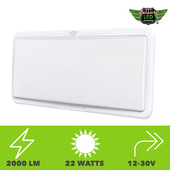Leisure LED slim profile frees overhead space.