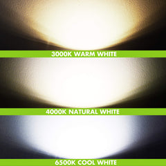 Leisure LED wide-beam 120-degree RV light, evenly lit interior spaces.