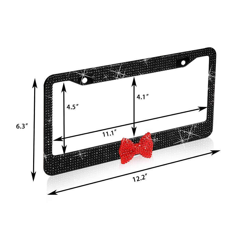 LEIWOOR license frame universal fit 12x6 plates for US cars