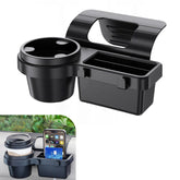 lekiliky car window storage cup holder mounted on the door frame for quick access.