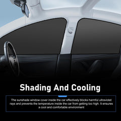 Lekiliky window shades provide heat insulation to help interior stay cooler.