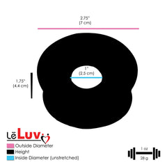 LeLuv Ultima Black Vacuum Pump padded handle for comfortable operation.