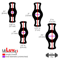 LeLuv Ultima Black Vacuum Pump protective rubber cover protecting the gauge.