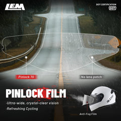 LEM interior with multi-language manual aids riders in setup and care