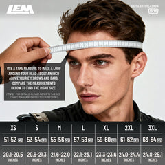 LEM Modular helmet flip-up chin bar facilitates easy conversations on the road