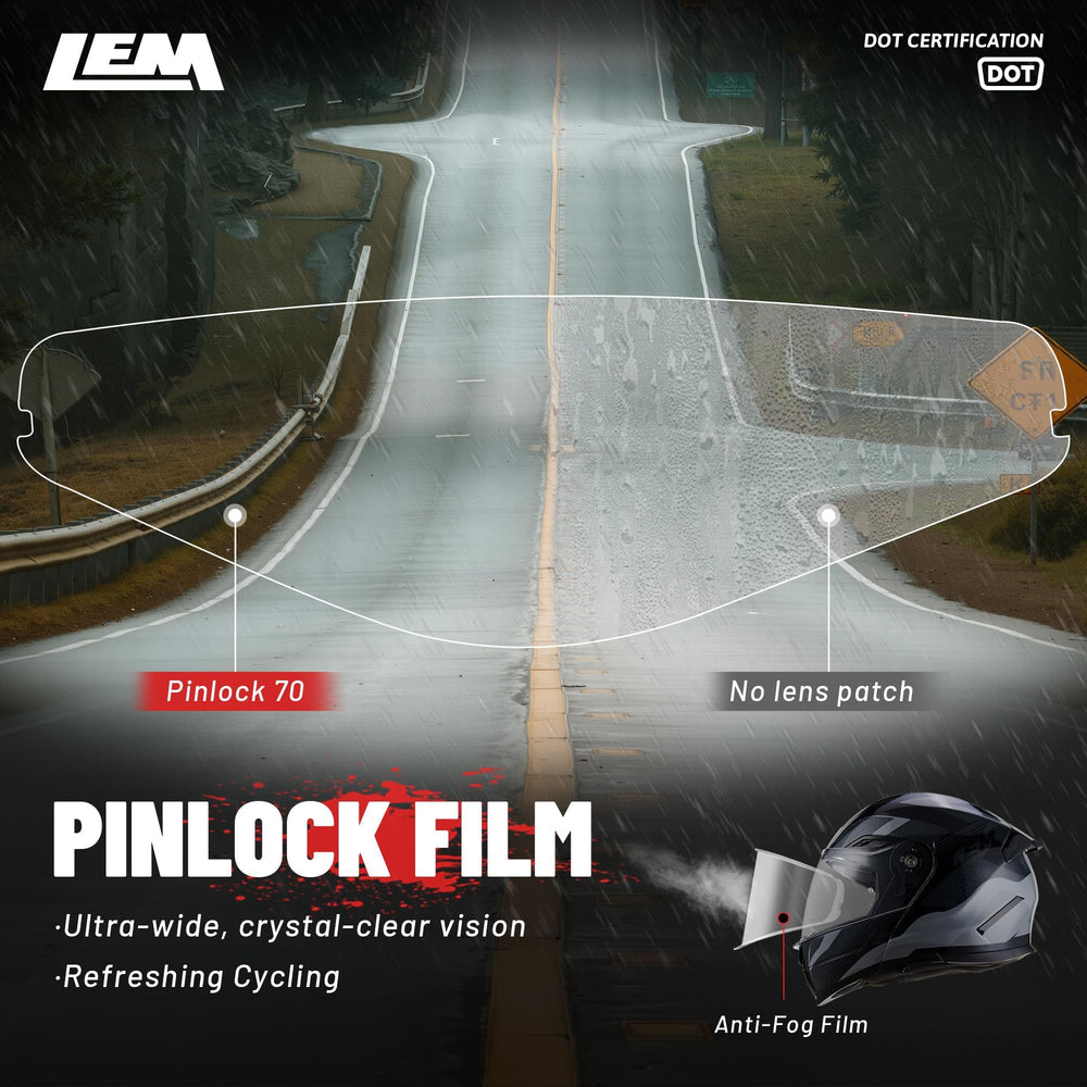 LEM helmet weighs just 1.7kg for comfortable long sessions.