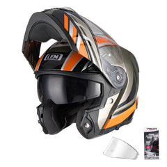 LEM modular helmet with lightweight shell for longer rides and reduced neck strain.