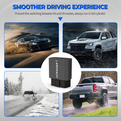 LEMASSON AFM Disabler connected to OBD-II demonstrates reliable plug-and-play operation.
