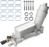 LEMASSON aluminum oil filter housing (926-959) durable and direct-fit for 3.6L engines.