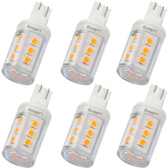 Lemeng 3W T10 wedge bulb closeup for interior RV lighting