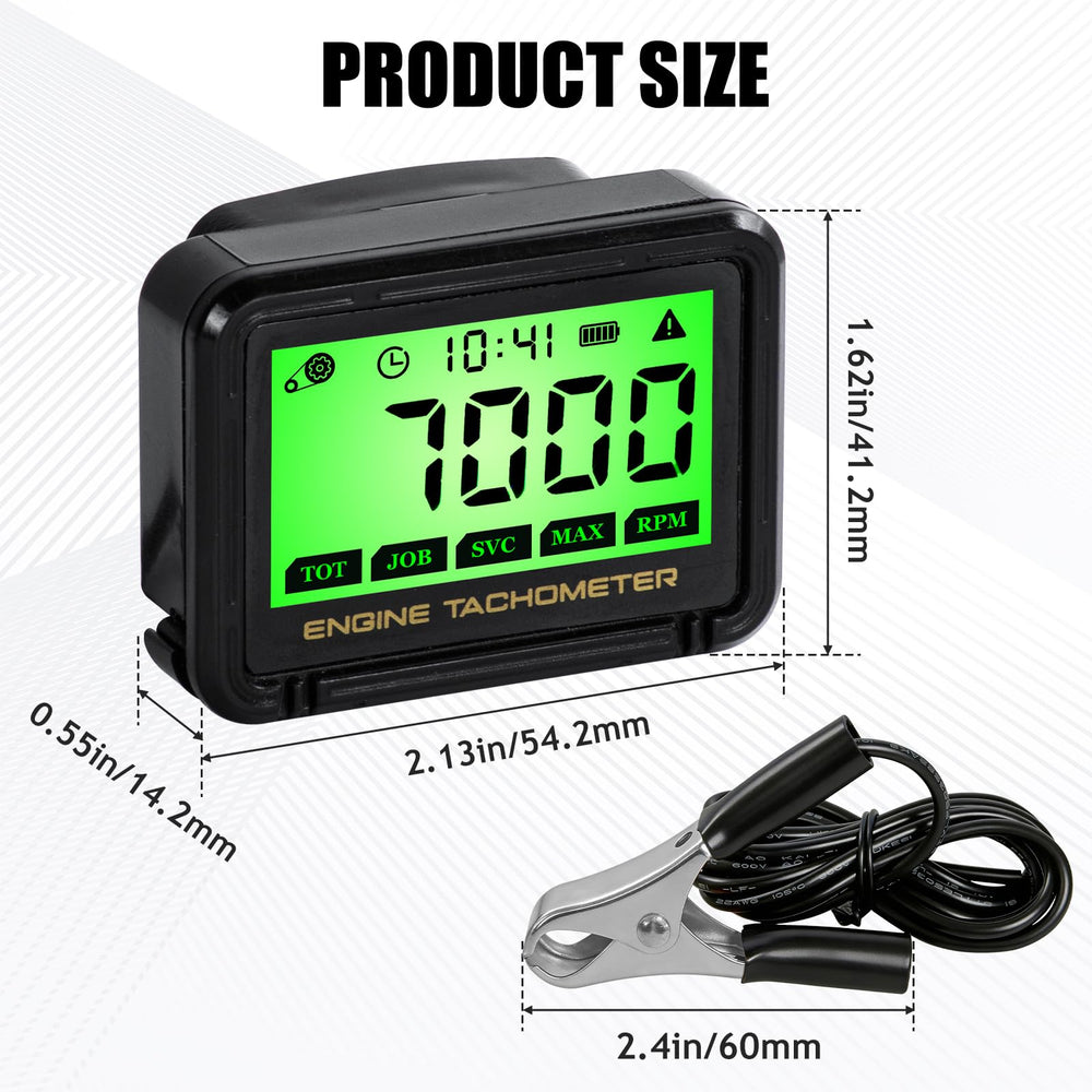 LEOMAUNYX waterproof IP68 rating protects readings in wet environments