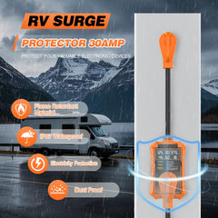LEORISO RV surge protector UL-certified outlets ensure safe connections