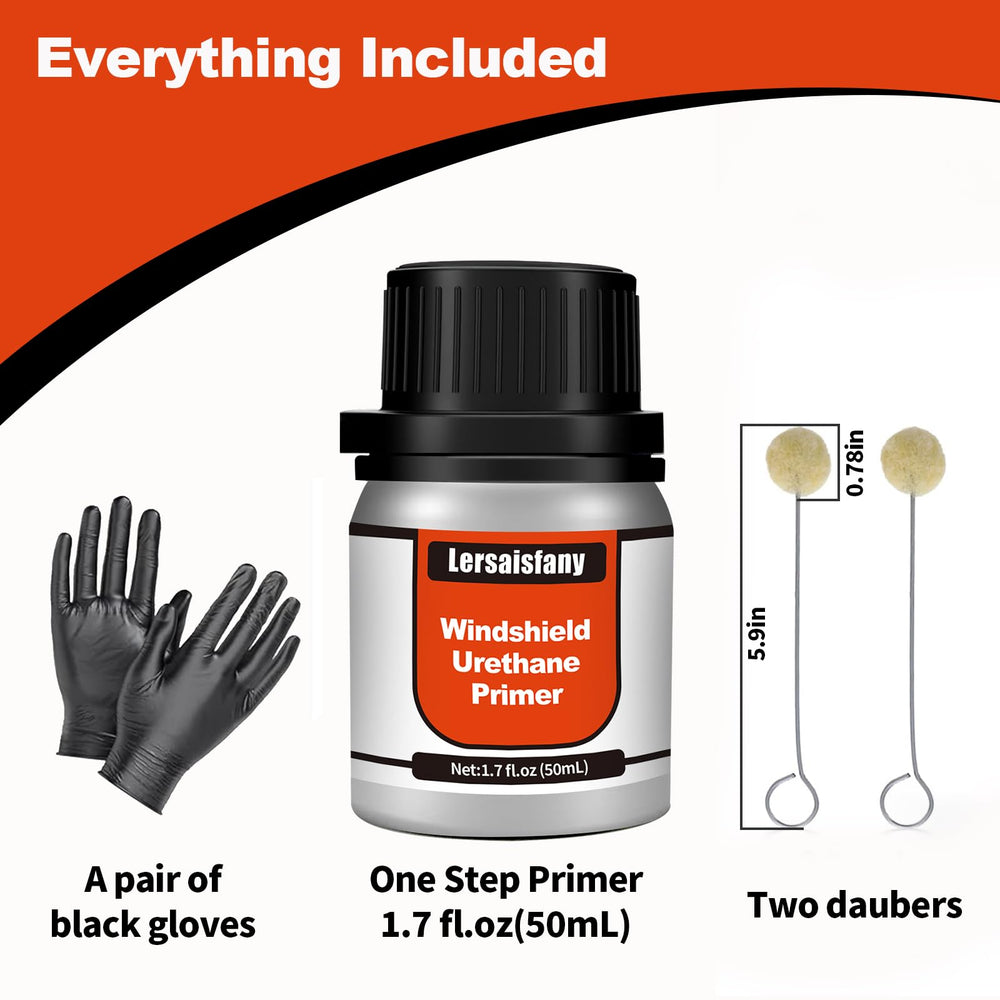 LERSAISFANY nitrile gloves included for safe handling during installation.