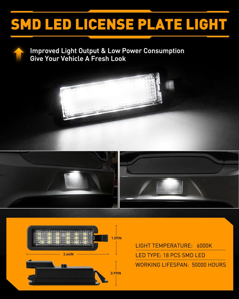 LESAUCE IP68 waterproof design withstands rain, snow, and dust for long-lasting performance.