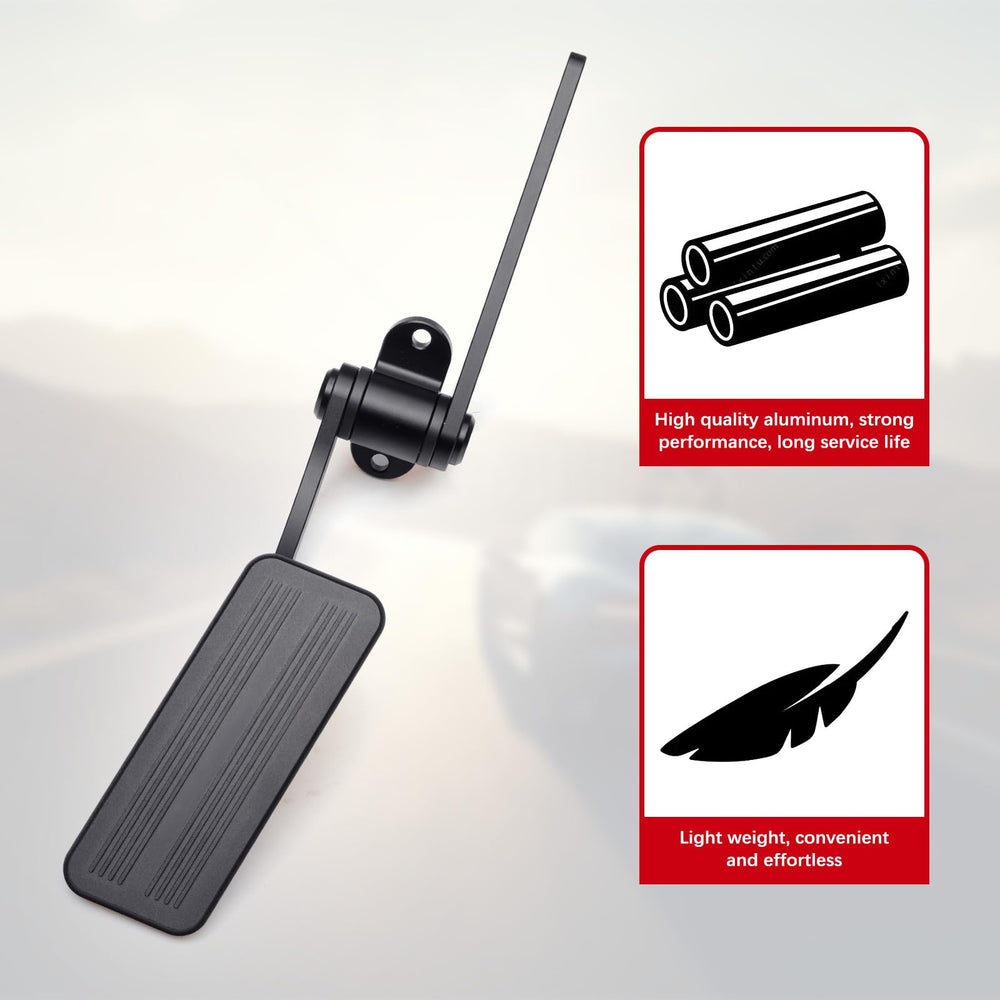 Lesiyou adjustable gas pedal angle 360° adapts to your setup for comfortable driving.