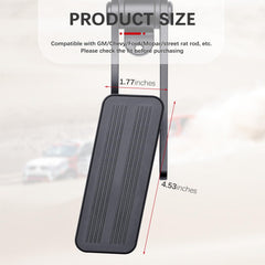 Lesiyou pedal pad non-slip texture provides secure foot grip during fast maneuvers.