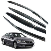 Letingfar rain guards for Honda Accord front-left window deflects rain and wind