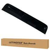 LETINGFAR sunroof deflector 980mm installed reduces rain intrusion while driving