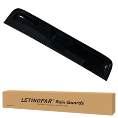 LETINGFAR sunroof deflector 980mm installed reduces rain intrusion while driving