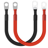 Letivay battery cable with red 4 AWG lug, delivering efficient power transfer for vehicle setups.