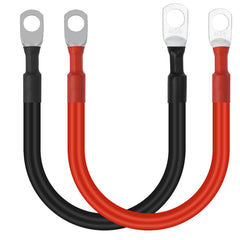 Letivay battery cable with red 4 AWG lug, delivering efficient power transfer for vehicle setups.