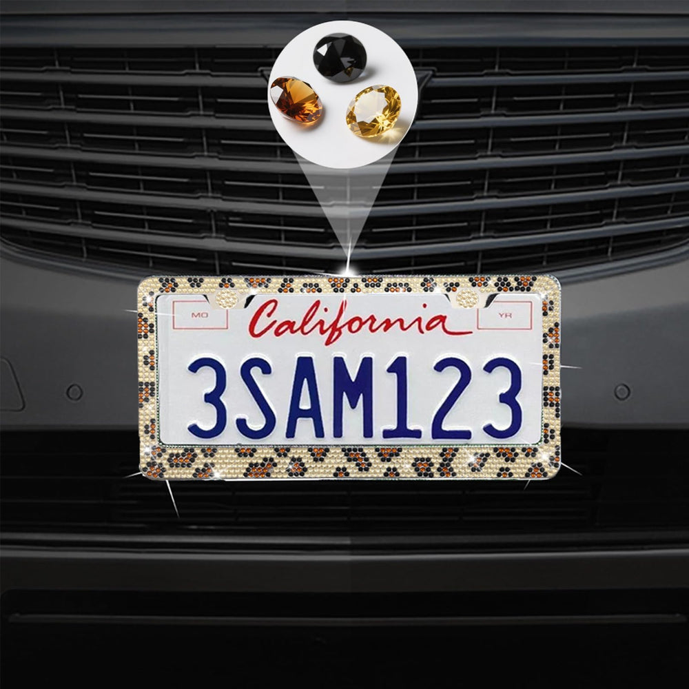 LevChall license plate frame with easy installation and secure nuts