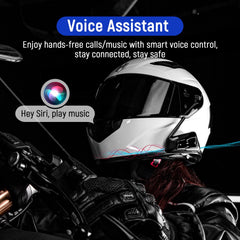 LEXIN MeshCom compatible with multiple helmet types for flexible mounting