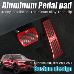 LEXLEY Ford Explorer brake pedal cover red enhances interior sportiness
