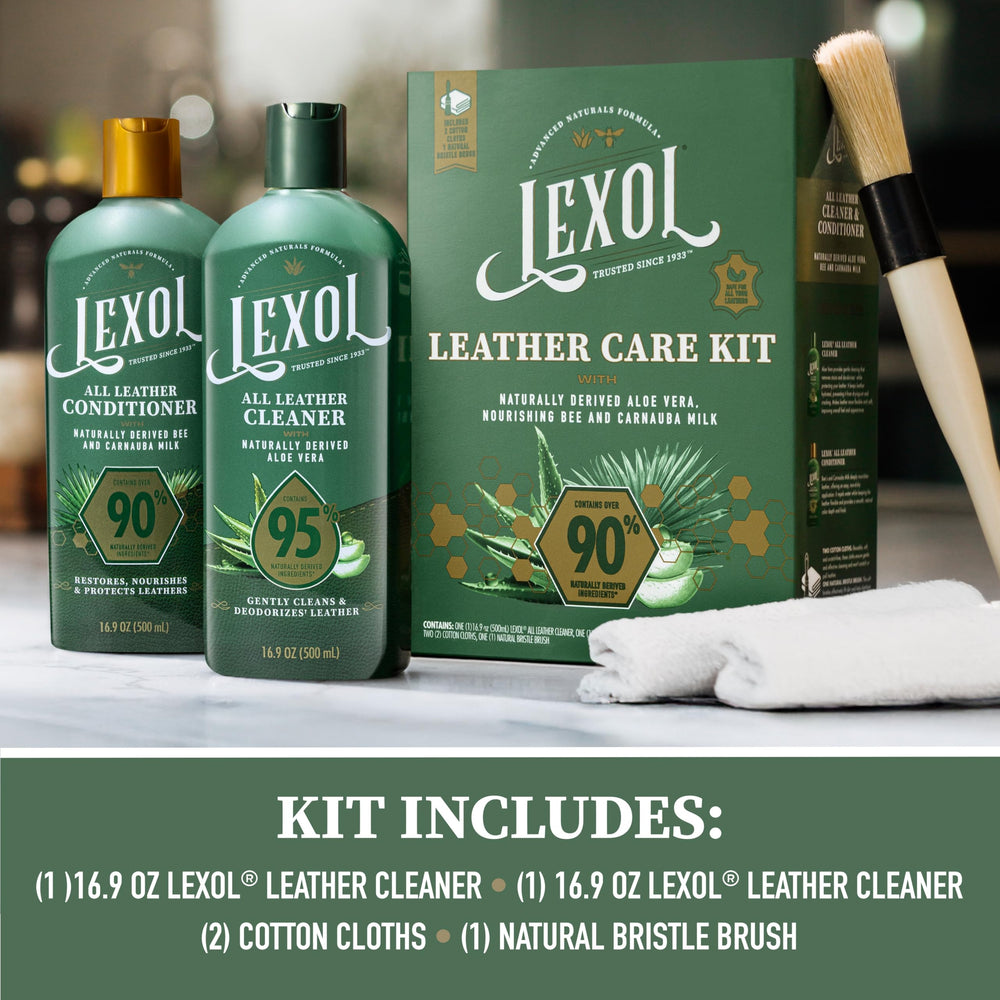Baseball glove care using the kit for flexible, comfortable leather